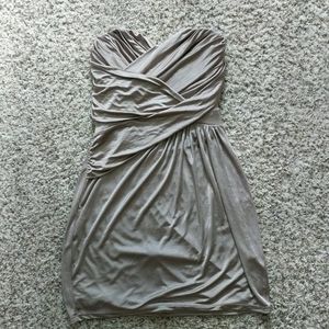 Champagne colored mini dress, EXPRESS